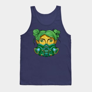 Gas mask Quarantine T-Shirt Tank Top